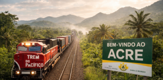 infraestrutura do Acre trem do Pacífico representando nova rota comercial entre Amazônia e Ásia