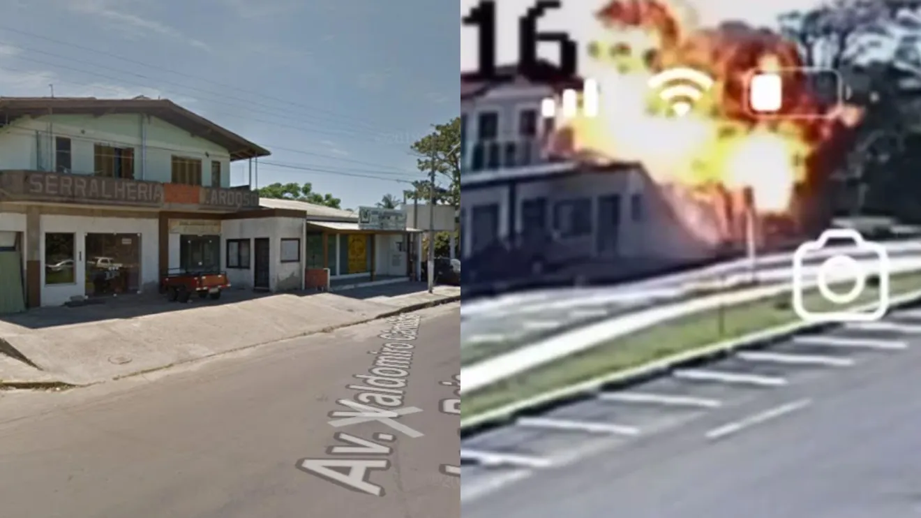 video:-veja-momento-da-queda-de-aviao-sobre-restaurante-em-capao-da-canoa