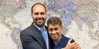 240713-eduardo-bolsonaro-critica-nikolas-ferreira-e-expoe-racha-versao-caricata-de-si-mesmo