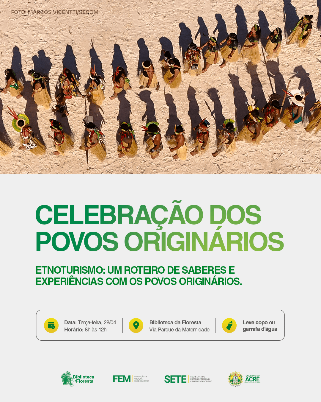 Convite Feed Celebrando os Povos Originarios