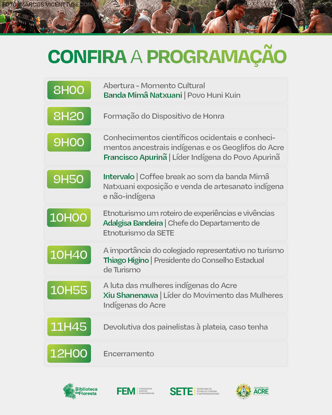 etnoturismo no Acre evento povos originários Rio Branco1