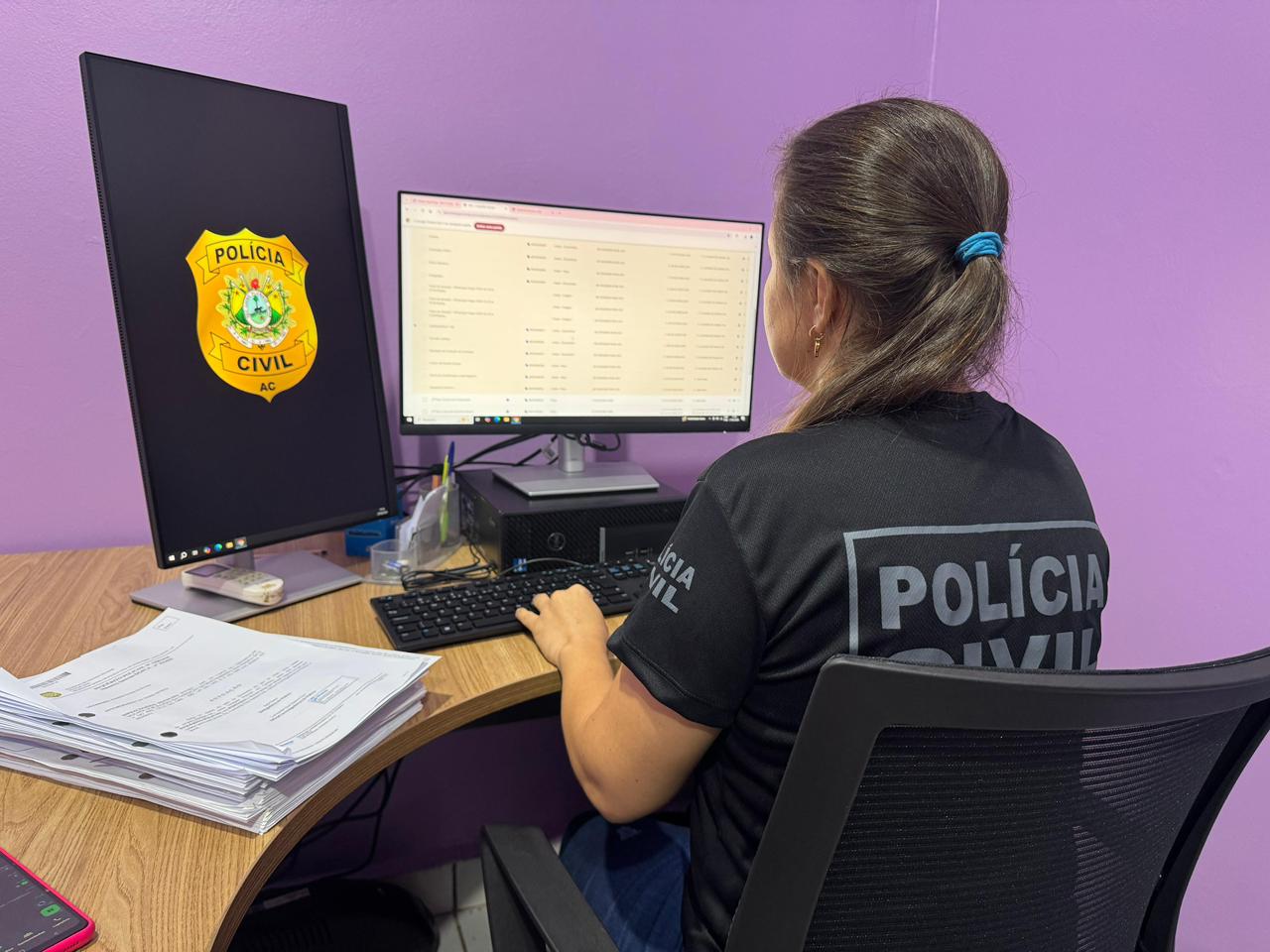 operação policial contra crimes digitais no Acre