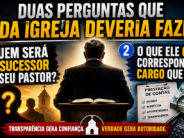 estatuto da igreja salário pastoral sucessão transparência