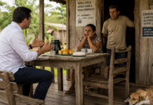 candidatos cristãos em agenda política no interior do Acre
