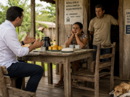 candidatos cristãos em agenda política no interior do Acre