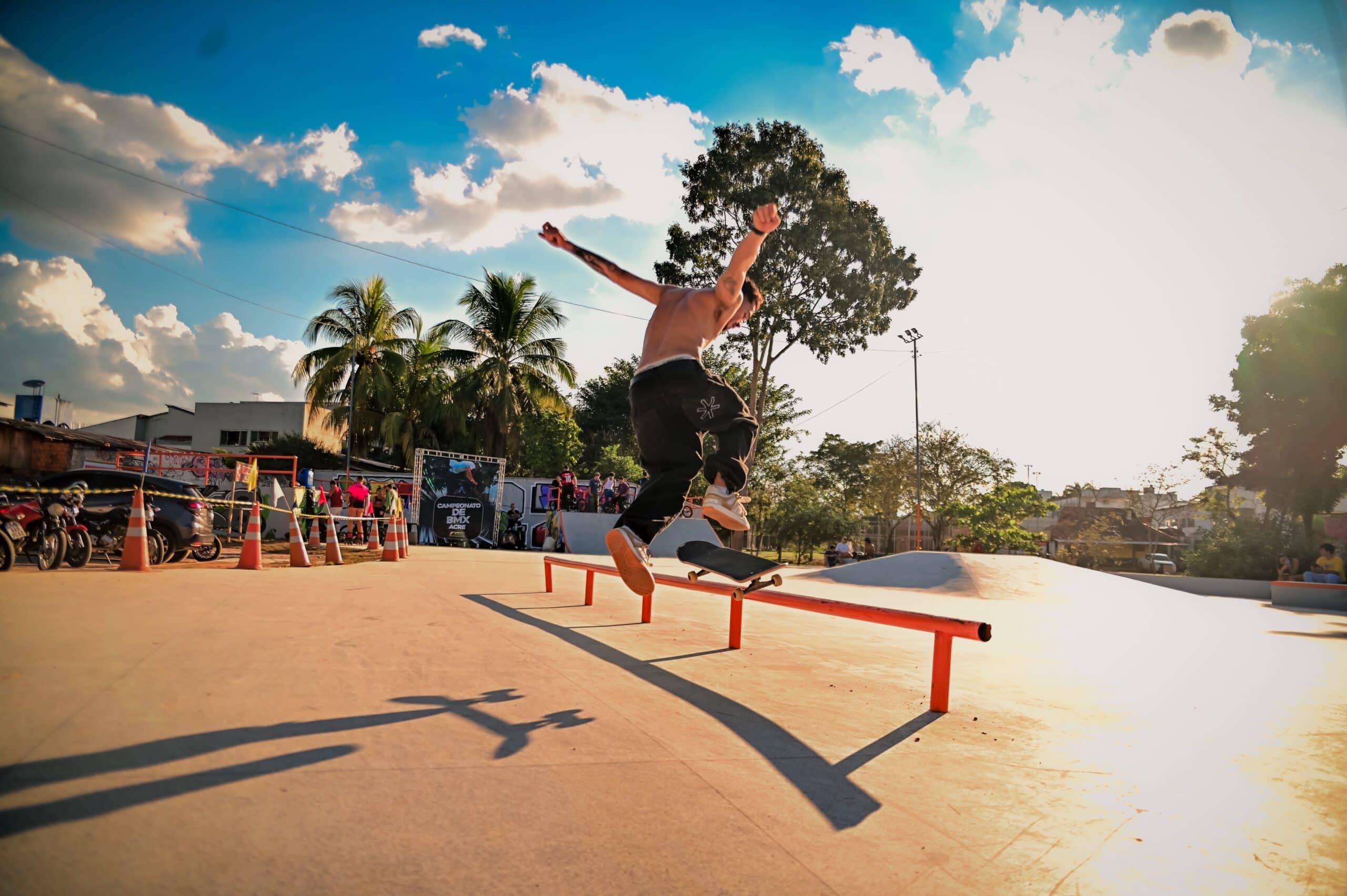 Skate Park Rio Branco revitalizado no bairro Jardim Nazle