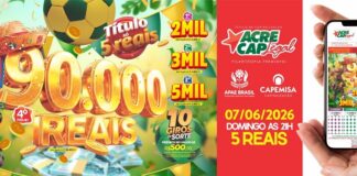 AcreCap sorteia prêmios neste domingo, 7 de junho, e movimenta apostadores no Acre AcreCap domingo 7 junho 2026 realiza sorteio com transmissão no Acre