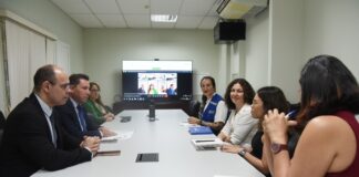 Reunião institucional sobre tráfico de pessoas no Acre e atendimento a vítimas