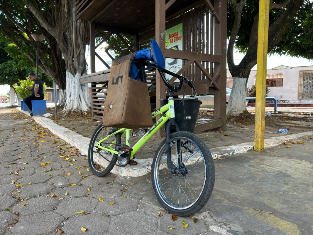 "É a minha vida de sobrevivência", afirma.