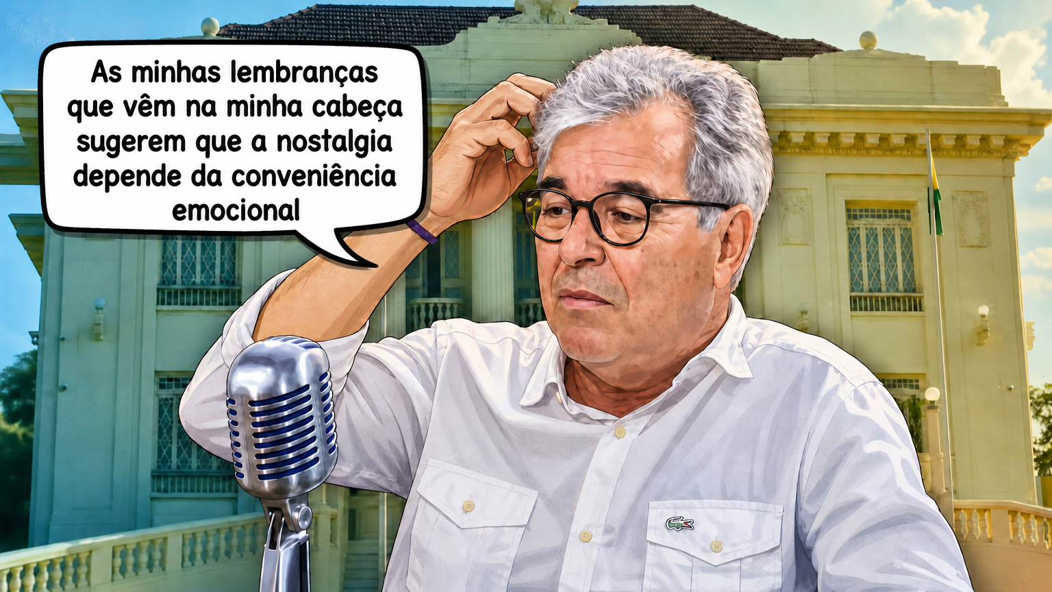 “Minha memória é tão curta que até minha nostalgia vence rápido.”
