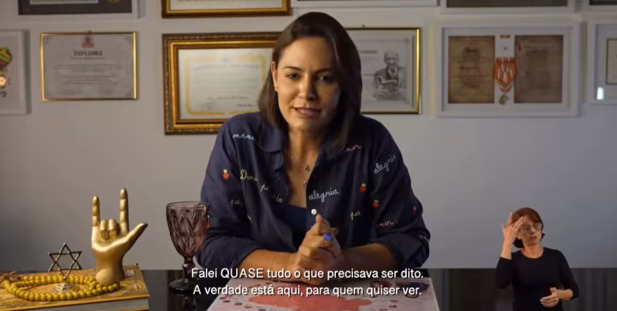 Flávio Bolsonaro participa de reunião do PL Mulher em meio à crise envolvendo Michelle Bolsonaro e Damares Alves. Fonte O Estadao