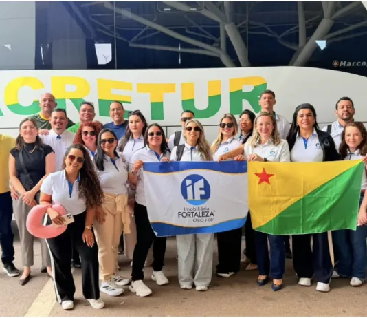 Delegação reúne corretores e profissionais de diferentes áreas. Segundo informação enviada pelo evento à empresa, é o maior grupo de inscritos da Região Norte.