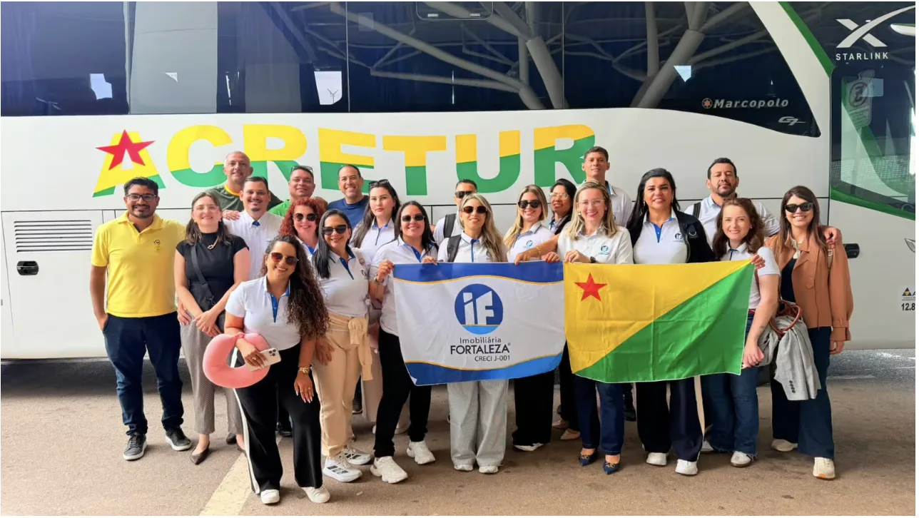 Delegação reúne corretores e profissionais de diferentes áreas. Segundo informação enviada pelo evento à empresa, é o maior grupo de inscritos da Região Norte.