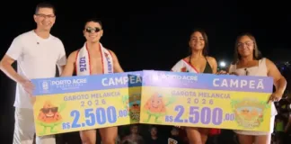 Conheça a Garota e o Garoto Melancia 2026 de Porto Acre