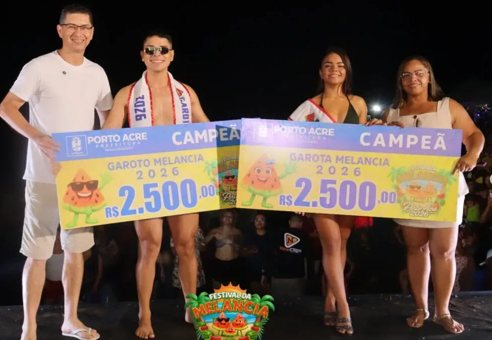 Conheça a Garota e o Garoto Melancia 2026 de Porto Acre