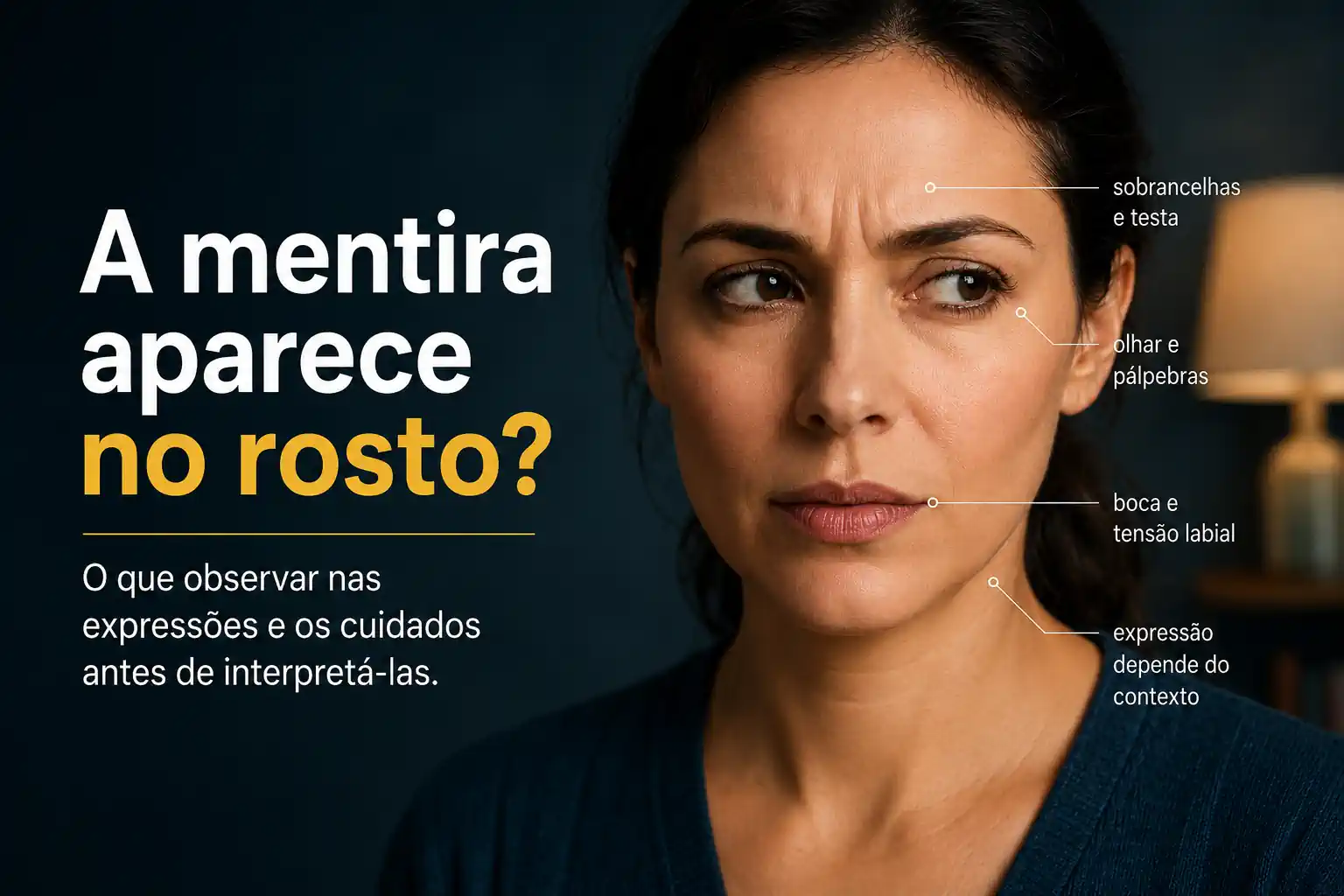 tensão não significa mentira